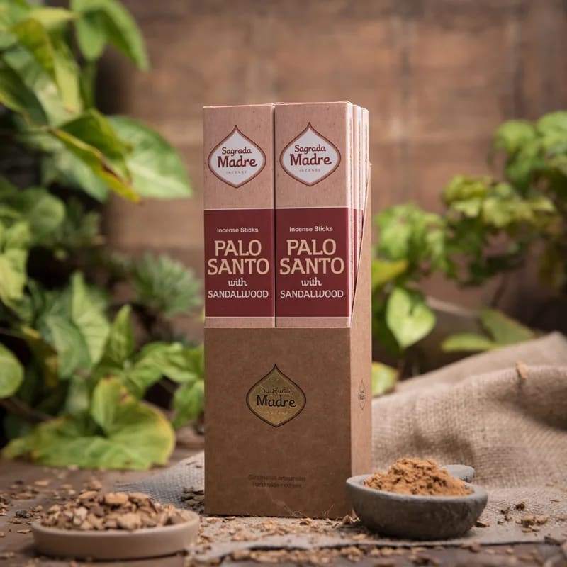 Palo Santo wierook met Sandelhout (±30g) Sagrada Madre