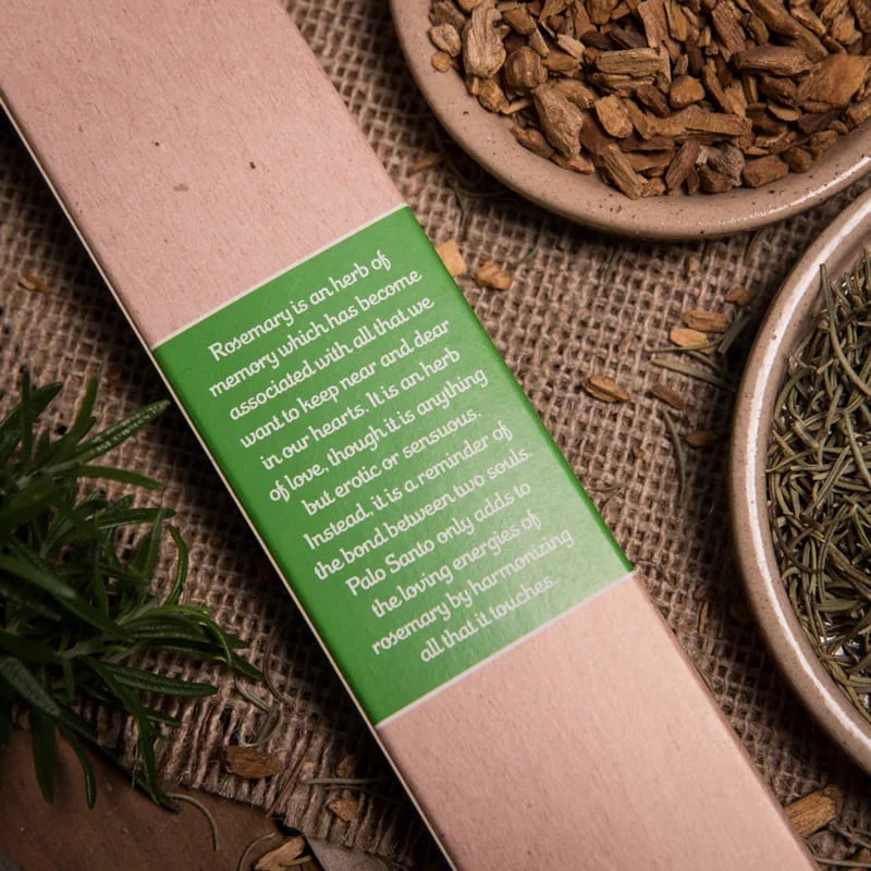 palo santo wierook met Rozemarijn (±30g), Sagrada Madre
