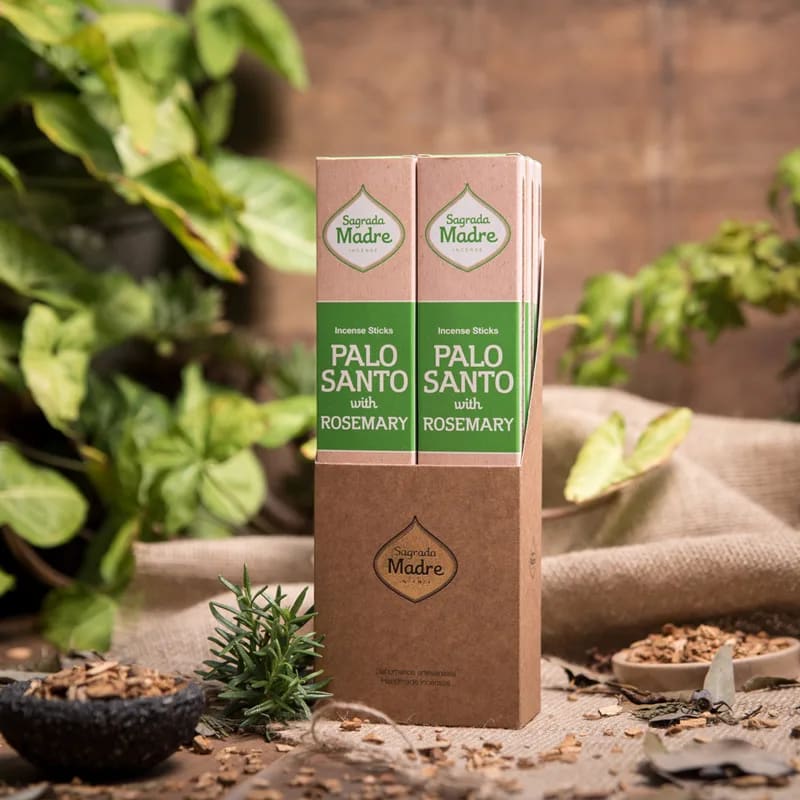 palo santo wierook met Rozemarijn (±30g), Sagrada Madre