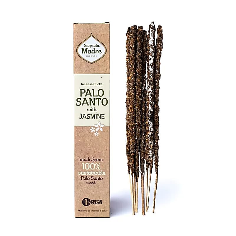 Palo santo jasmijn wierook, Sagrada Madre (±30g)