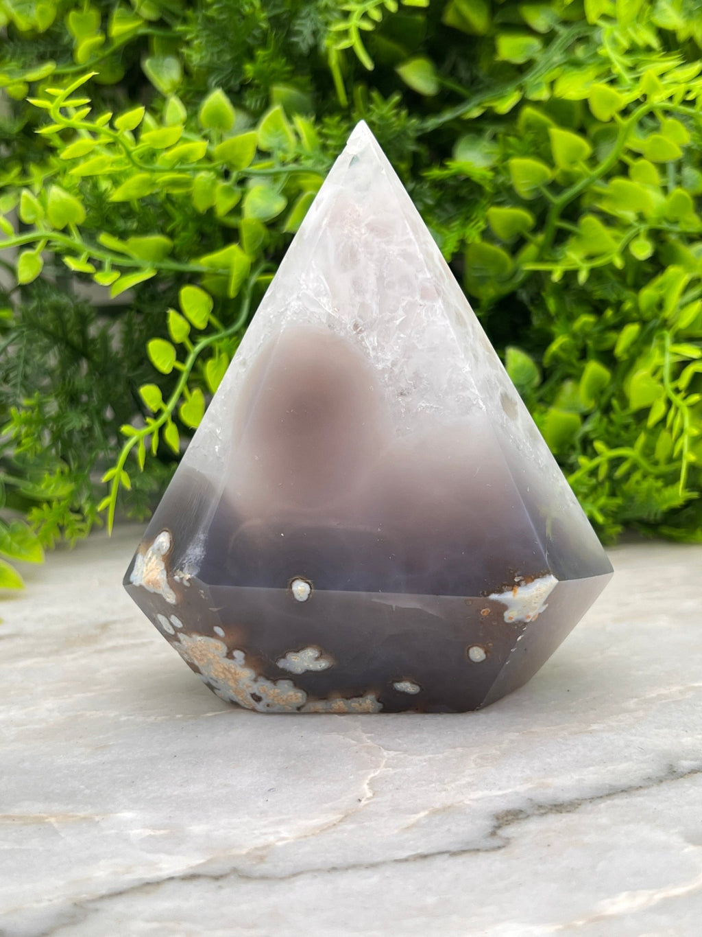 Agaat druzy diamantvorm by KEY LIME STORE