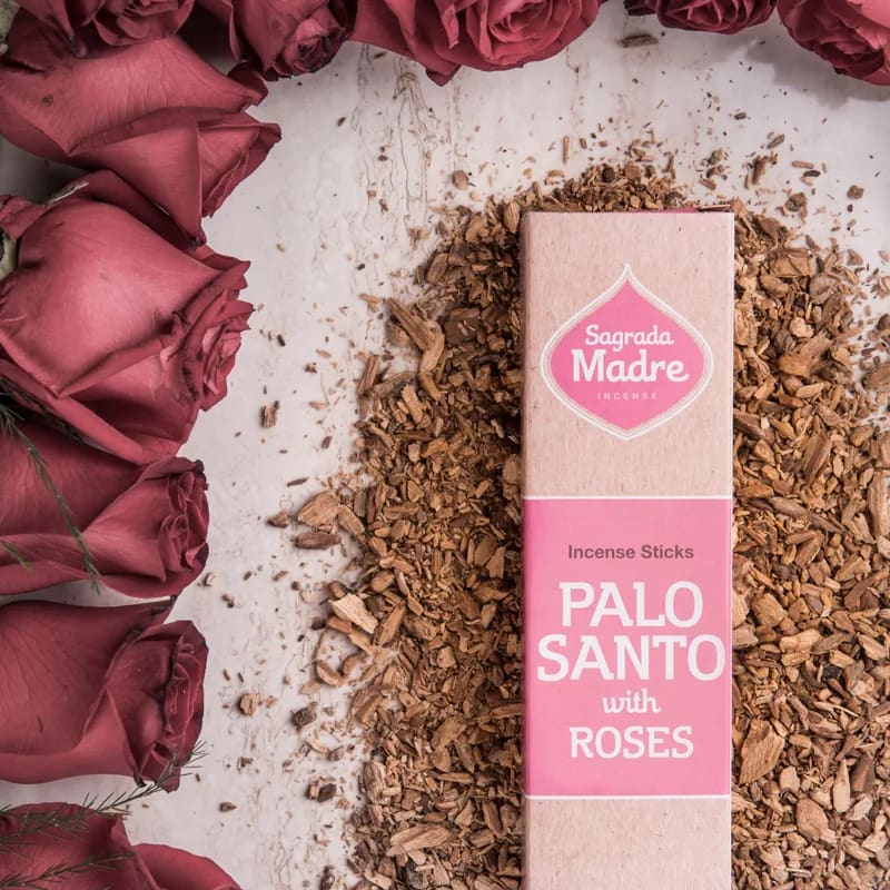 Palo santo roos wierook, Sagrada Madre (±30g)