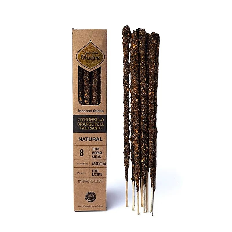 Sagrada Madre wierook Citronella, Orange & Palo Santo (±30g)
