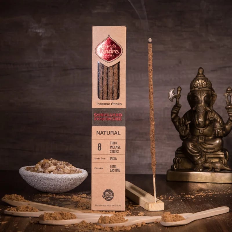 Sagrada Madre Natuurlijke wierook Sandel & Frankincense (±30g)