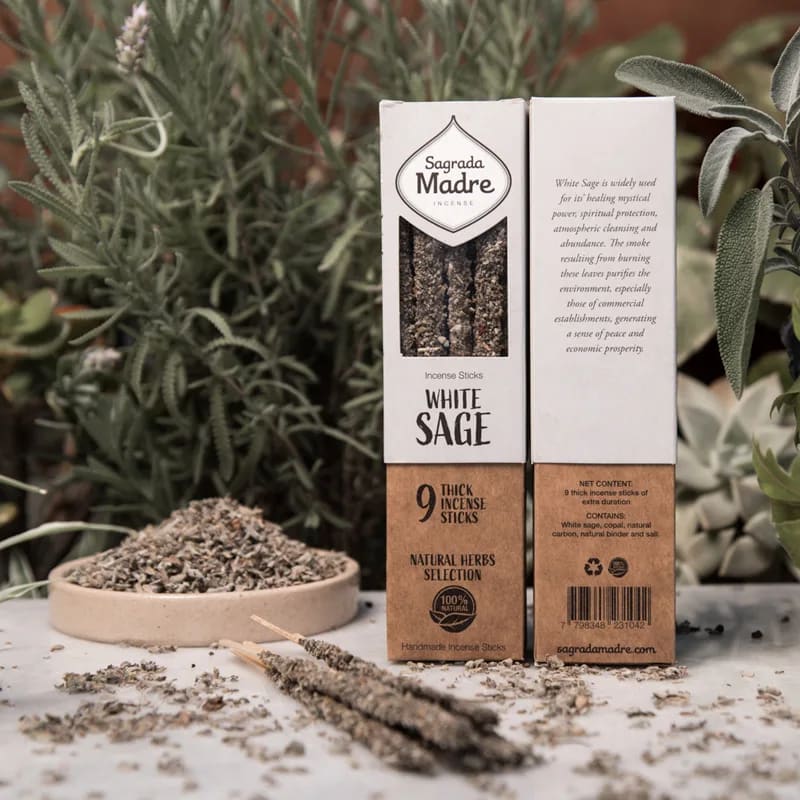 Witte salie wierook Sagrada Madre Kruiden (±44g)