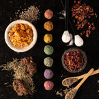 7 chakra smudge bombs Sagrada Madre Premium (±58g)