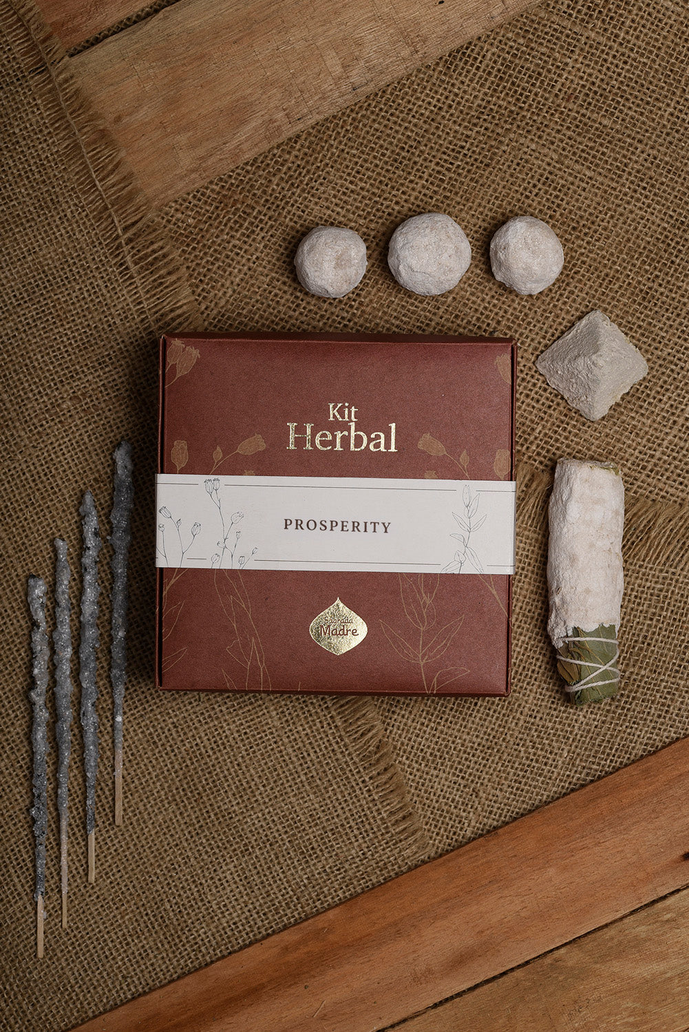 Sagrada Madre wierook set Prosperity giftbox (110g)