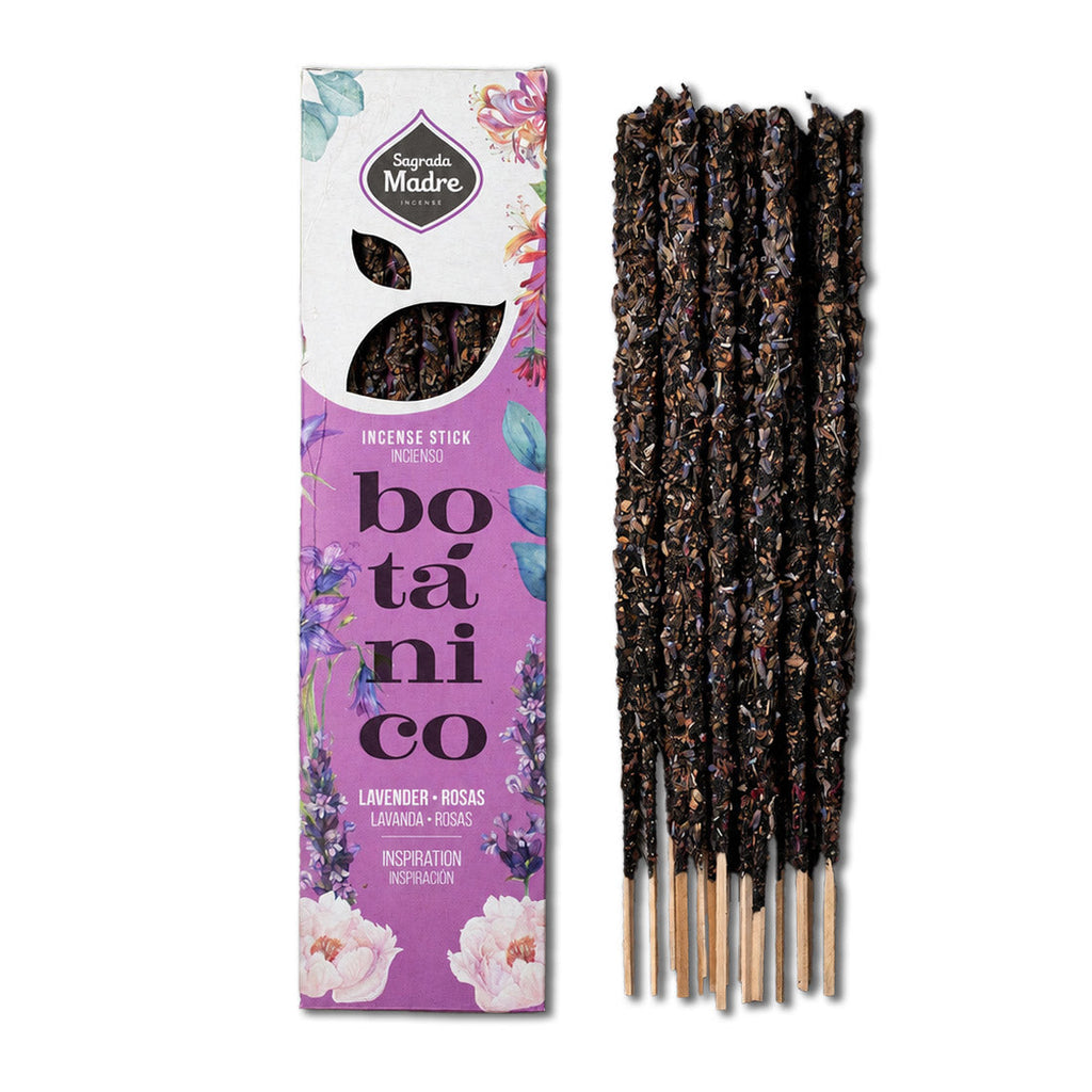 Sagrada Madre wierook, Botanische Lavendel & Rozen (±20g)
