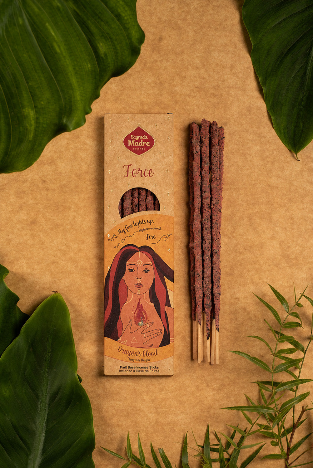 Sagrada Madre vuur wierook, 5 Elementen (±20g)