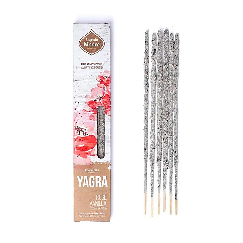 Sagrada Madre wierook Rozen & Vanille (±20g)