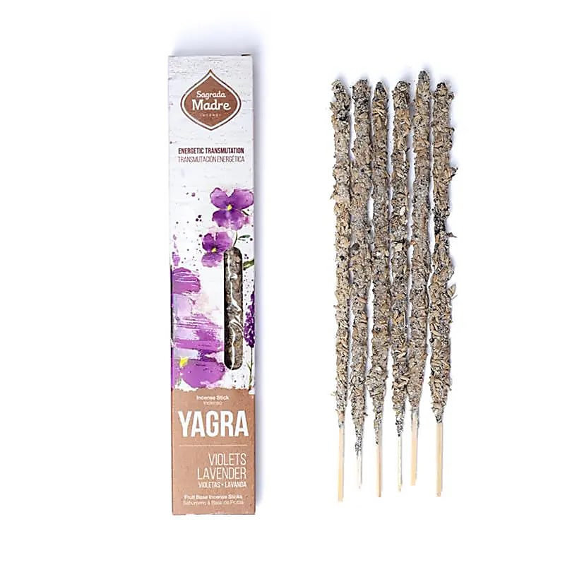 Sagrada Madre incense wierook Viooltjes & Lavendel (±20g)