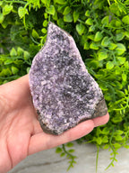 Amethist cluster cut base