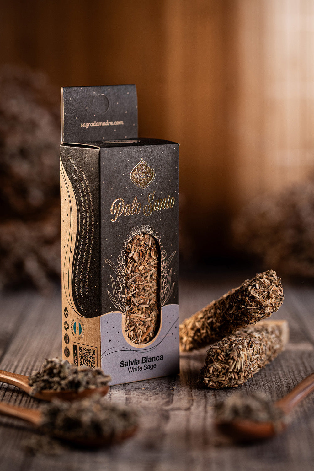 Palo Santo met Witte Salie, Sagrada Madre stokje (20g)