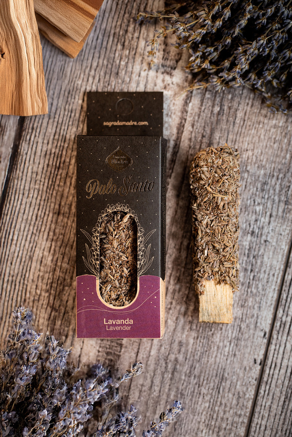 Palo Santo met Lavendel, Sagrada Madre stokje (20g)