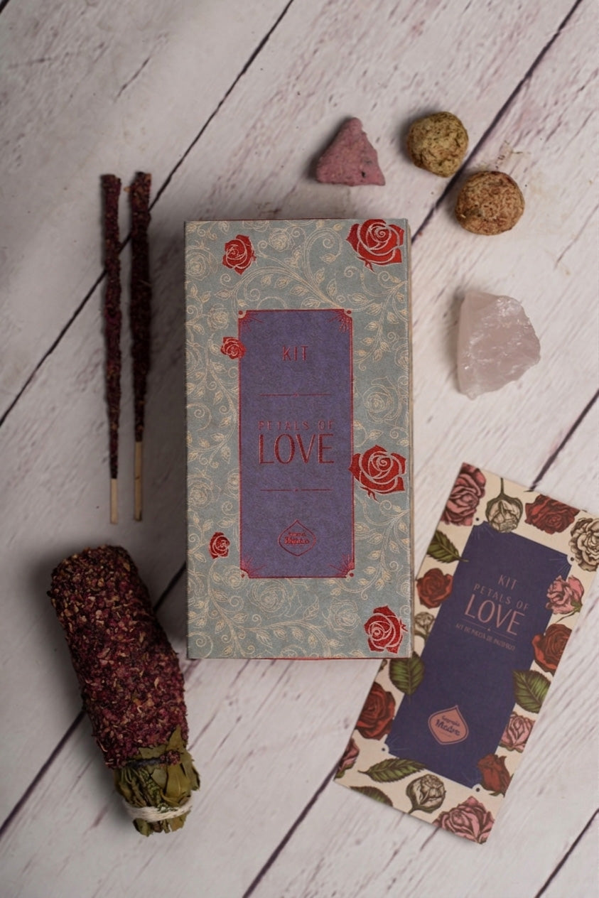 Sagrada Madre wierook geschenkset Petals of Love (20x10x8cm)