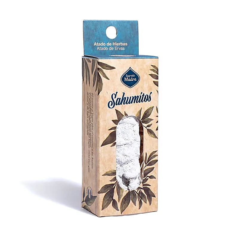 white yagra smudge stick Sagrada Madre Sahumitos (4x4x12cm)