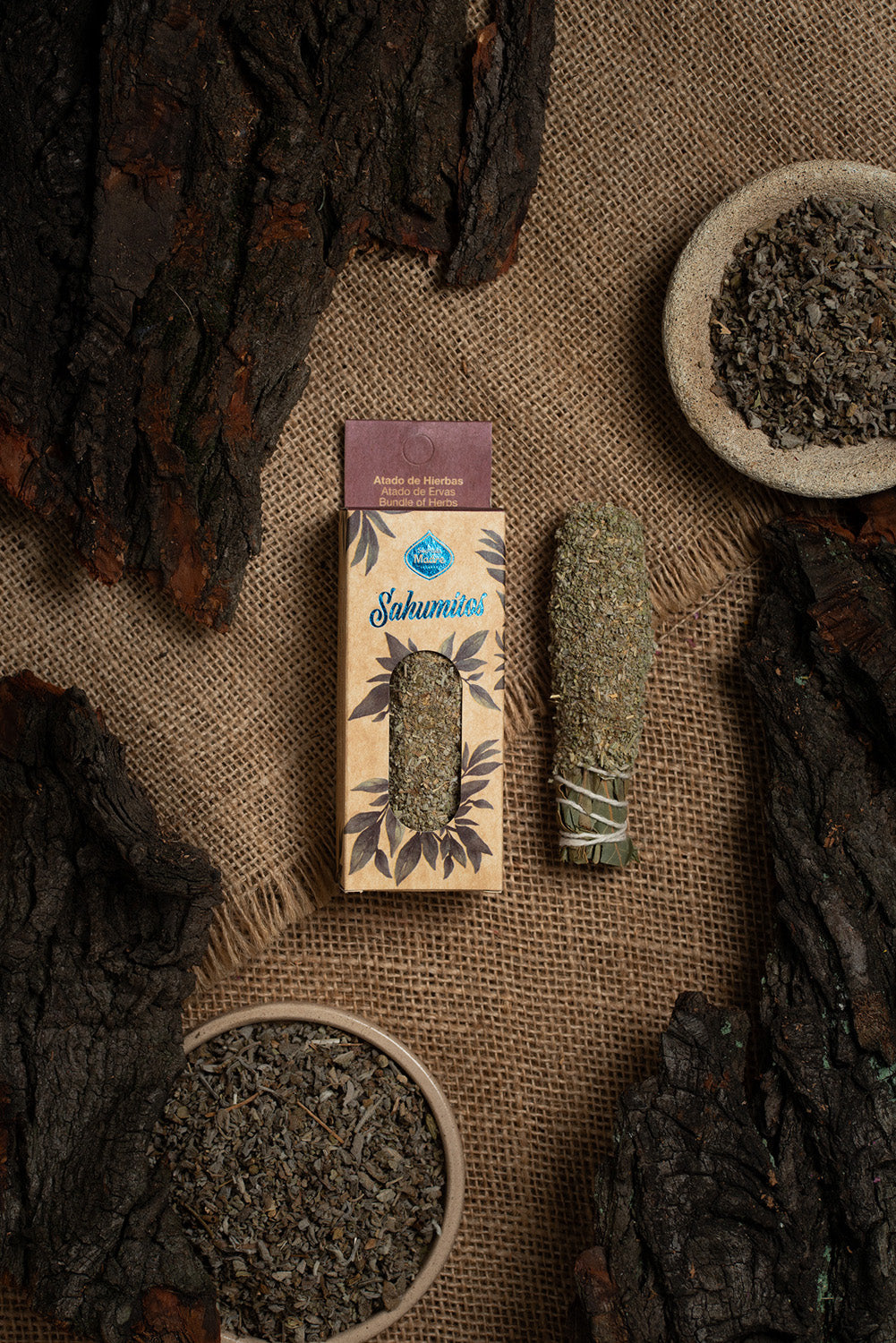 white sage smudge stick Sagrada Madre Sahumitos (4x4x12cm)