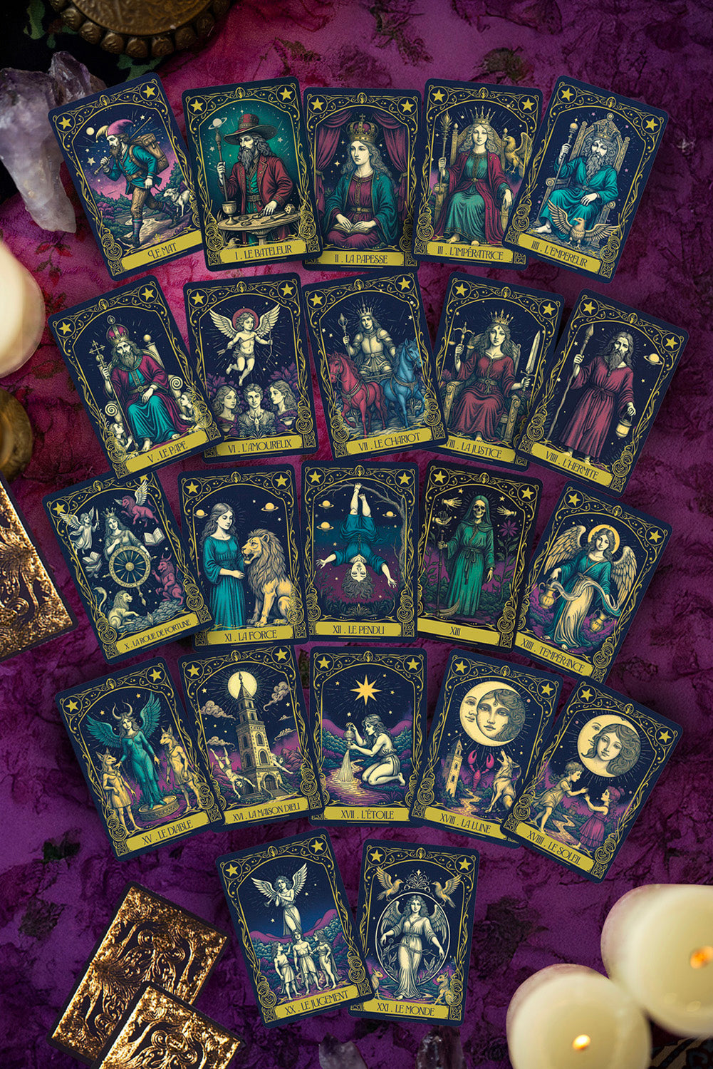 Sagrada Madre wierook, Tarot Marsella Magnolia (24g)