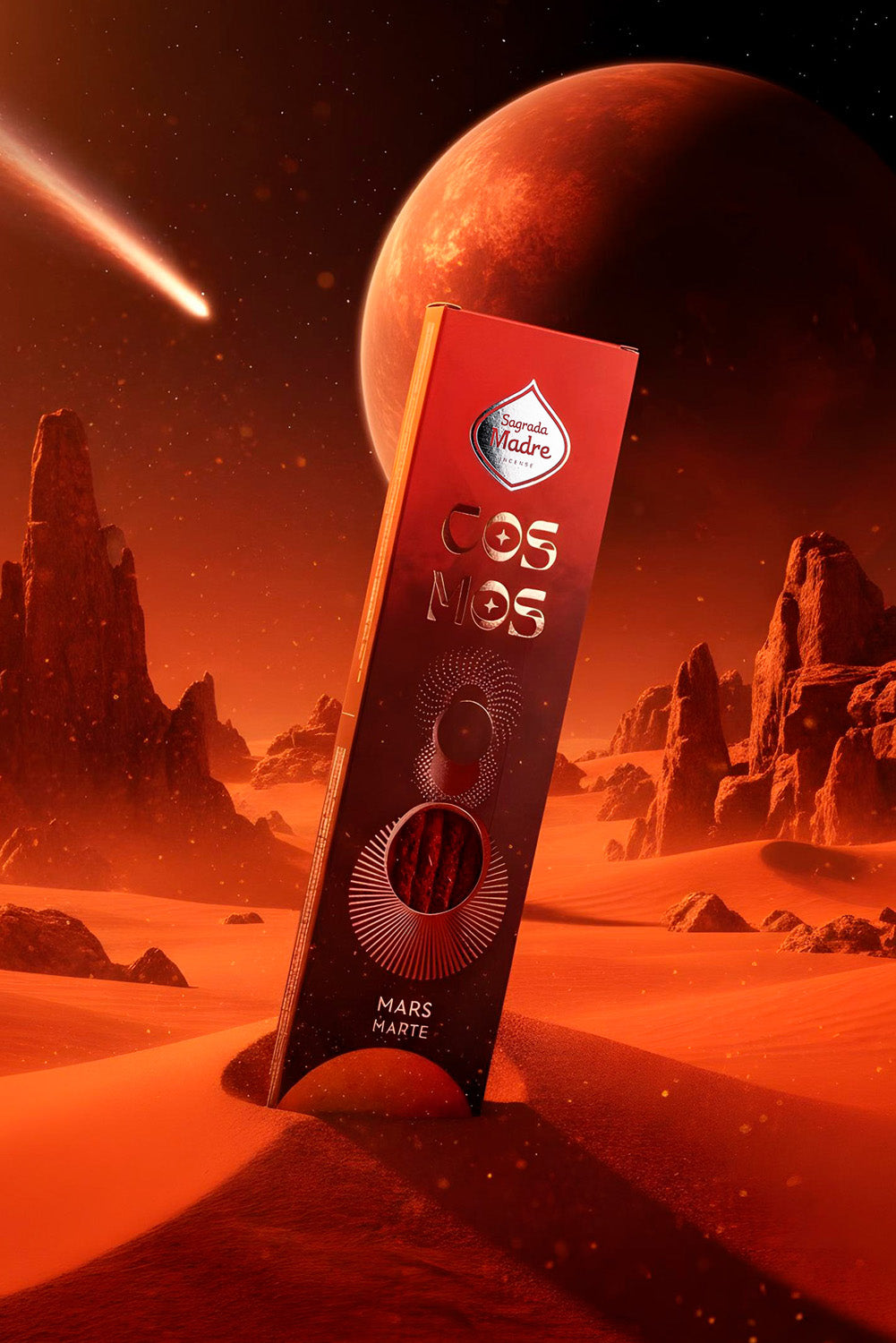 Sagrada Madre incense, Natuurlijke wierook Cosmos Mars (±24g)