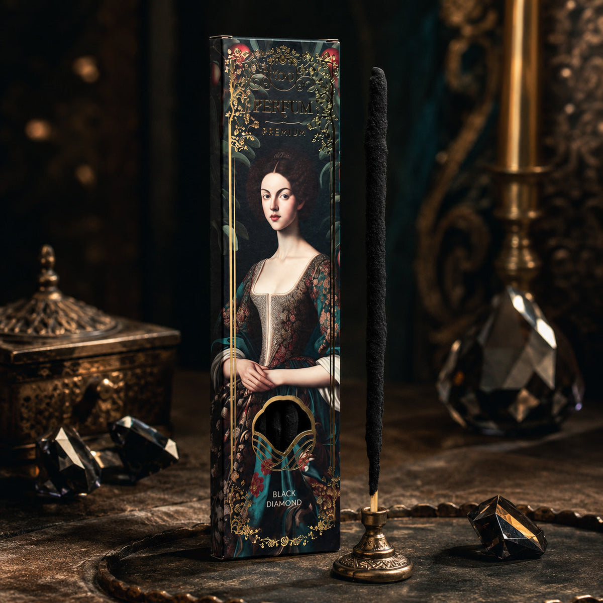 Sagrada Madre incense premium black diamond wierook (±24g)