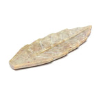 Zeepstenen wierookbrander bladvorm (25x8 cm)
