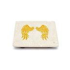 Wierookbrander engelenvleugels zandsteen (10x10 cm)