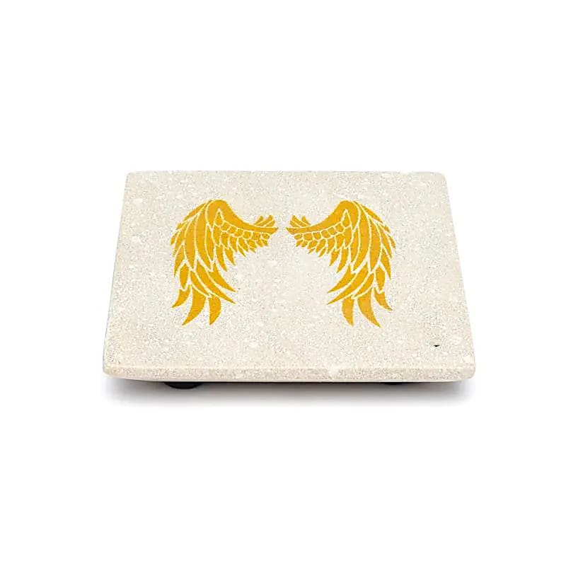 Wierookbrander engelenvleugels zandsteen (10x10 cm)