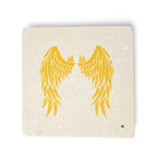 Wierookbrander engelenvleugels zandsteen (10x10 cm)