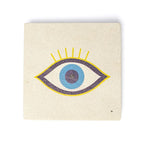 Sandstone "Evil Eye" Incense Burner (10x10 cm)
