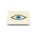 Sandstone "Evil Eye" Incense Burner (10x10 cm)