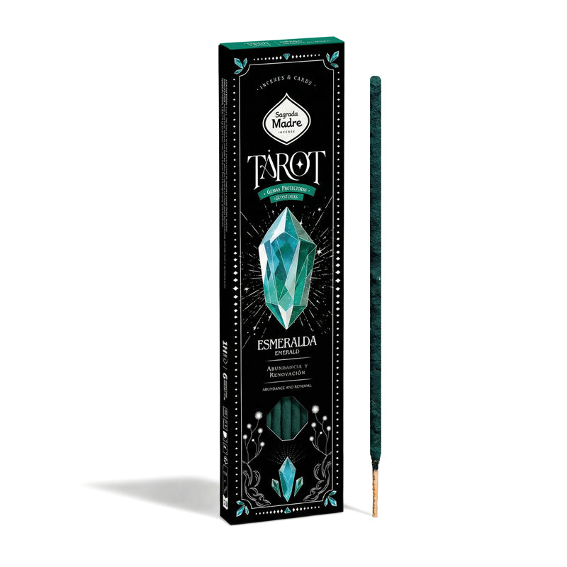 Sagrada Madre wierook Tarot Gems Smaragd (25x6.5x1cm)