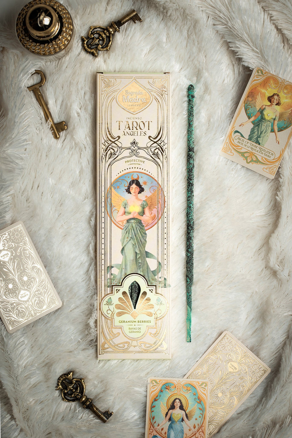 Sagrada Madre wierook Tarot Angels Beschermer (25x6,5x1 cm)