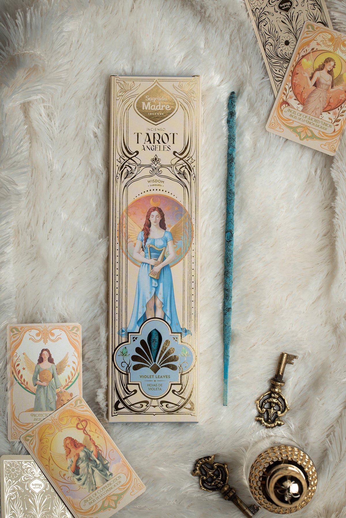 Sagrada Madre Tarot Angels Wierook Wijsheid (25x6,5x1cm)