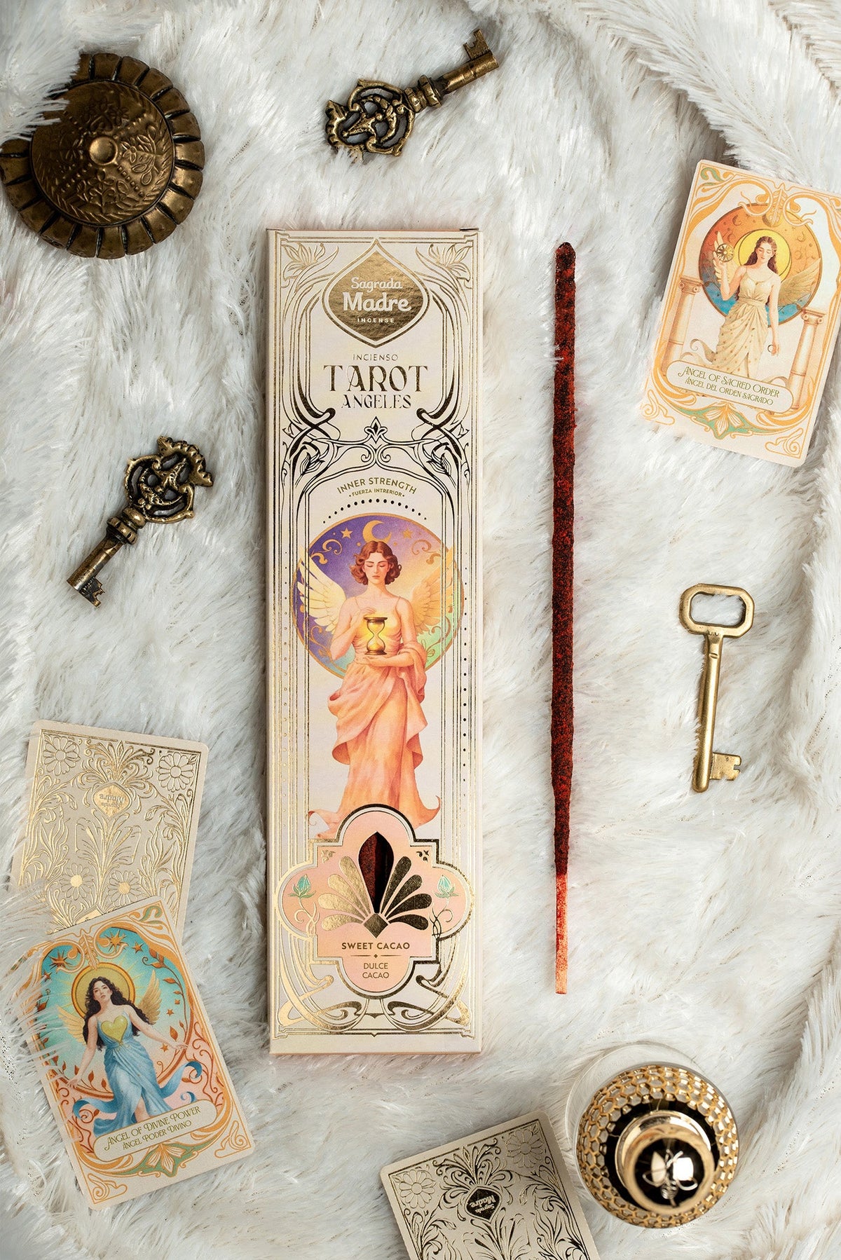 Sagrada Madre wierook Tarot Angels Innerlijke Kracht (25x6.5x1cm)