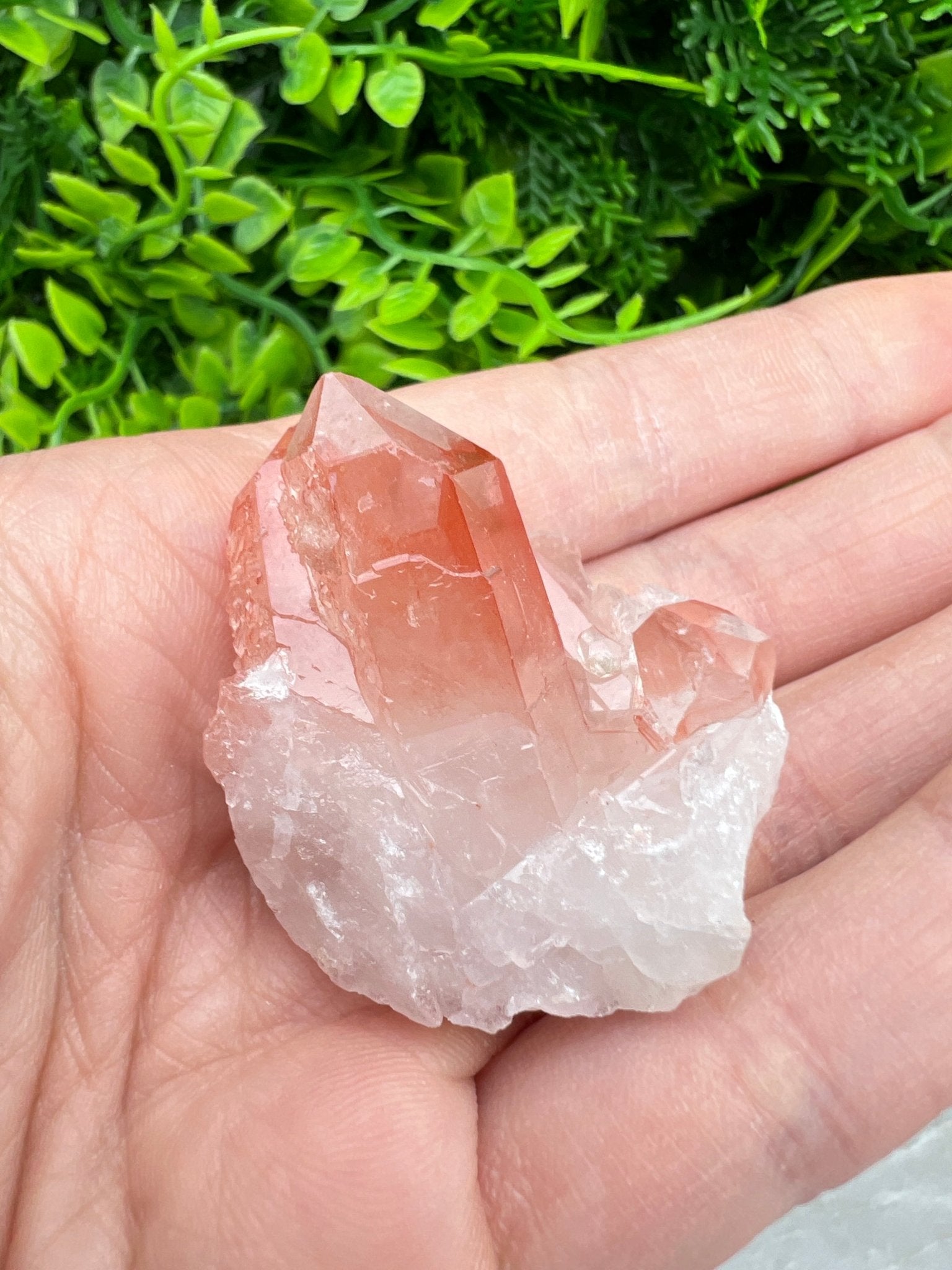 Red Healer (Hematoïde kwarts) cluster (4 cm) by KEY LIME STORE