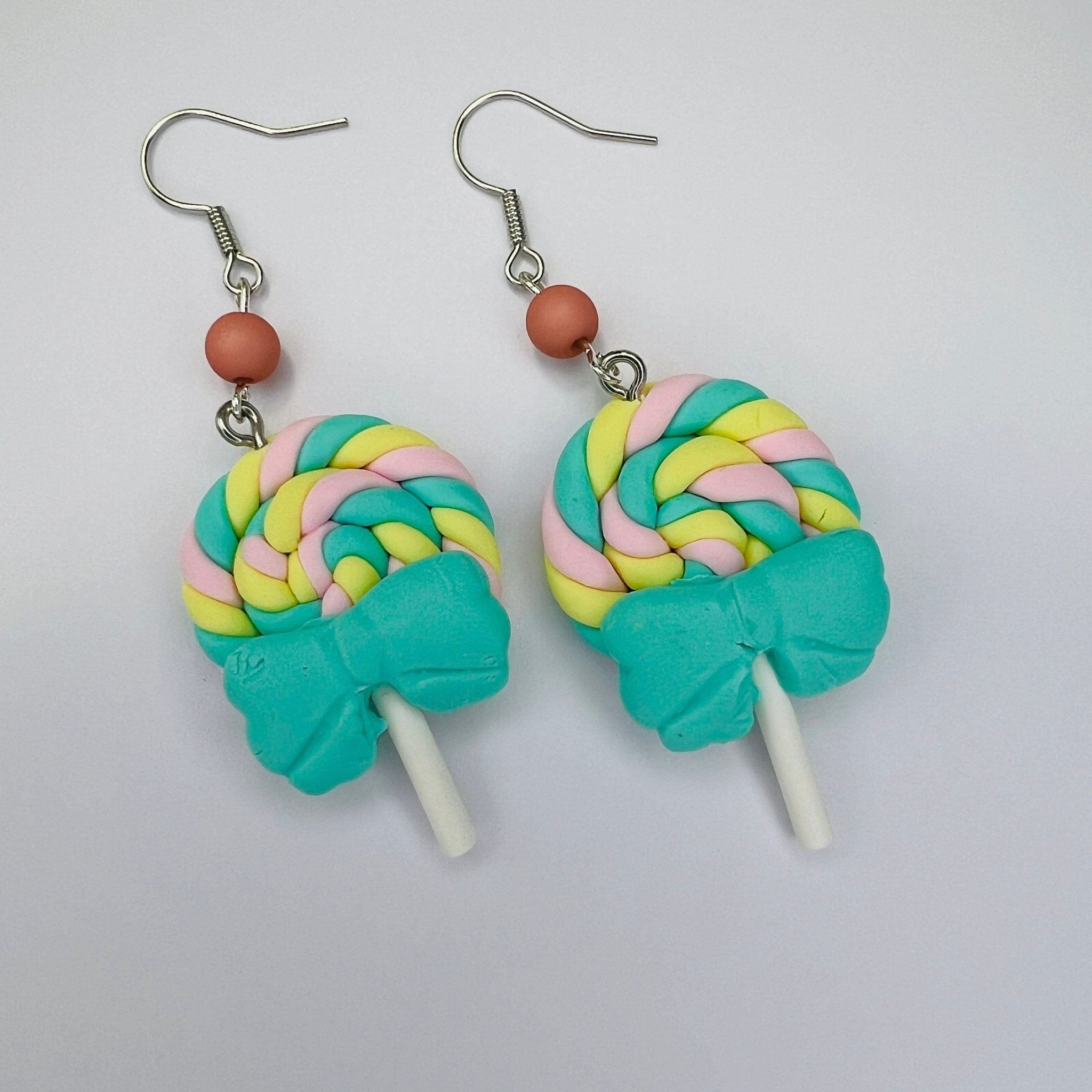 Lolly oorbellen zilver by KEY LIME STORE