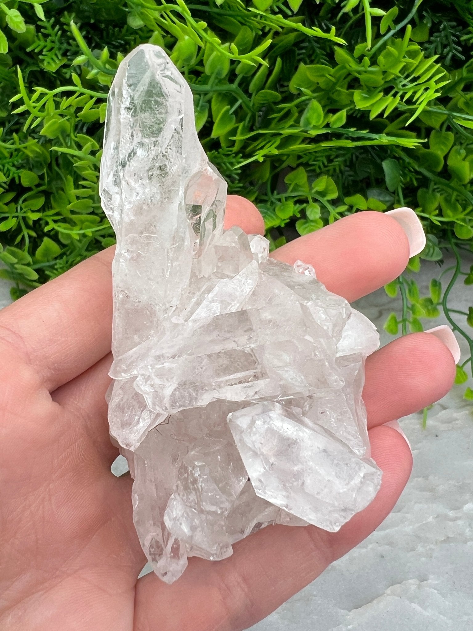 Bergkristall-Cluster (8 cm) von KEY LIME STORE