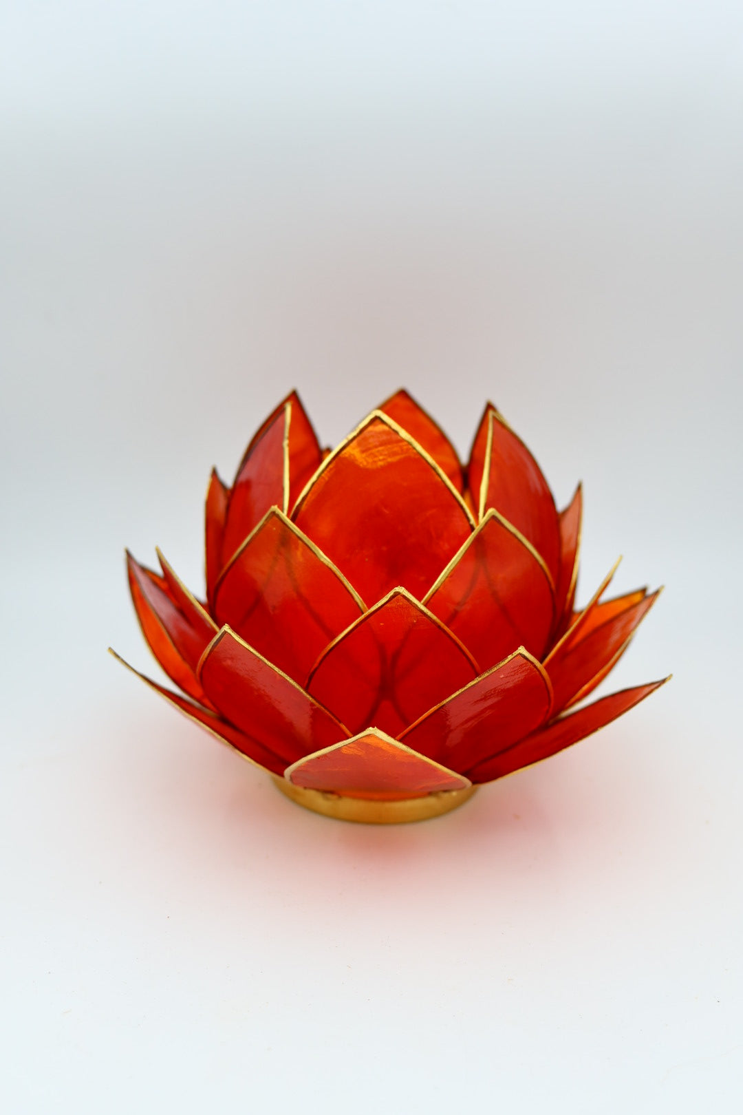 Capizschelpen kaarsenhouder