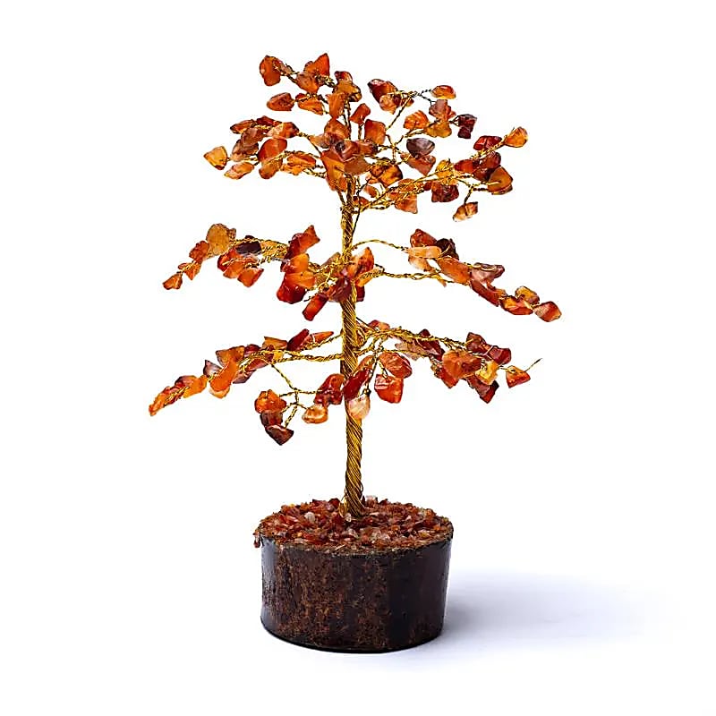 Edelsteenboom carneool (±18cm)
