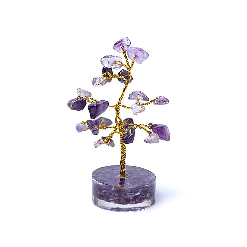 Amethyst Gemstone Tree, (±8 cm)