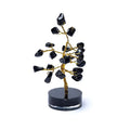 Zwarte agaat edelsteenboom (±8cm)