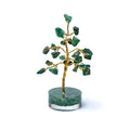 Aventurijn geluksboom groene edelsteenboom (±8cm)