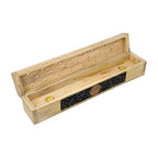 Incense Burner with Storage Box: Flower of Life, Black Tourmaline (31.5 cm)