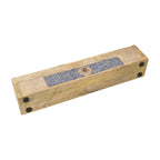 Incense Burner Storage Box: All-Seeing Eye Sodalite, Mango Wood (31.5 cm)