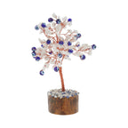 Edelsteenboom witte agaat Boze Oog (18 cm)
