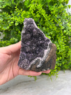 Amethist cut base met gepolijste randen