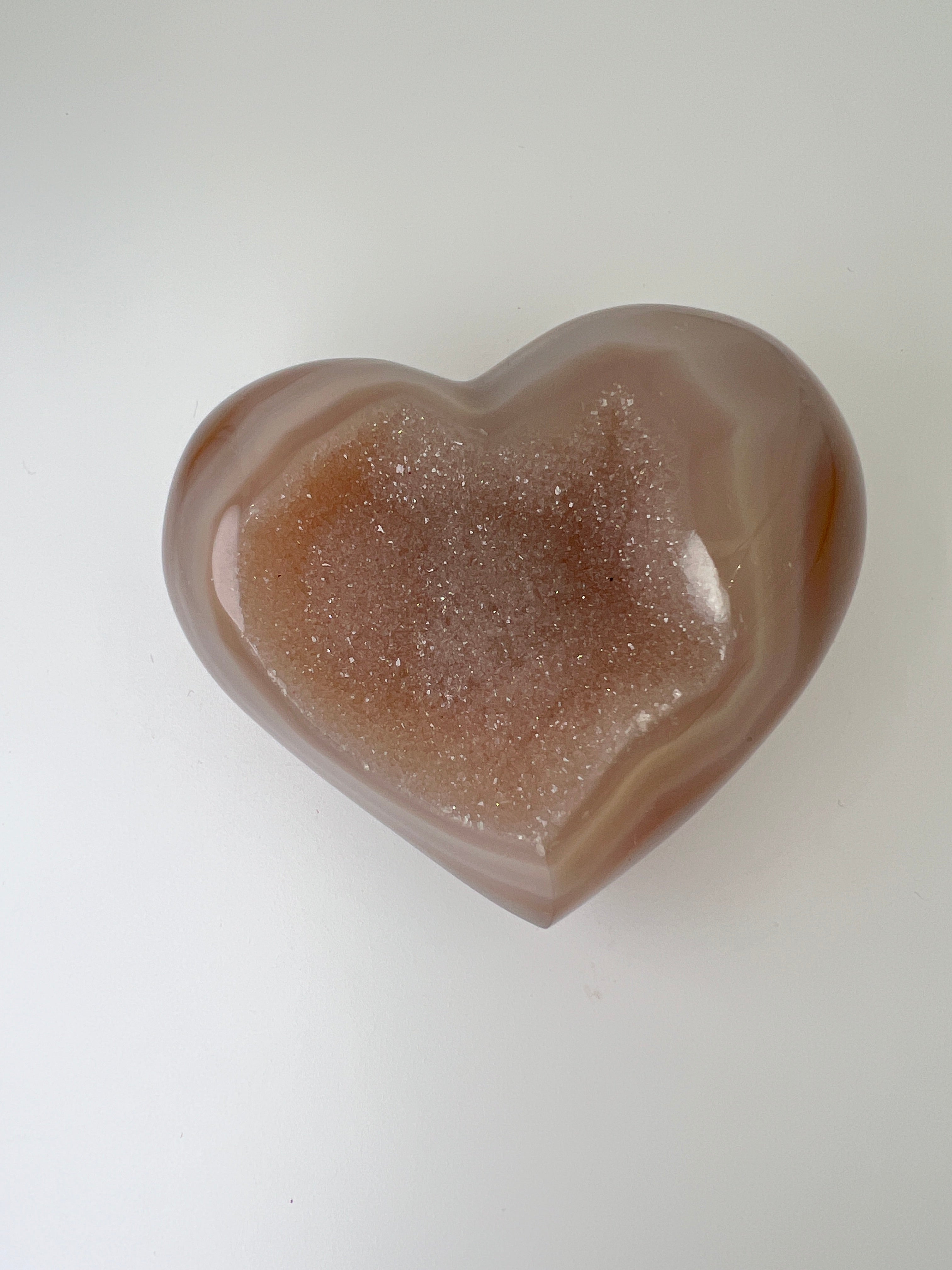 Agaat druze hart 0.183 kg