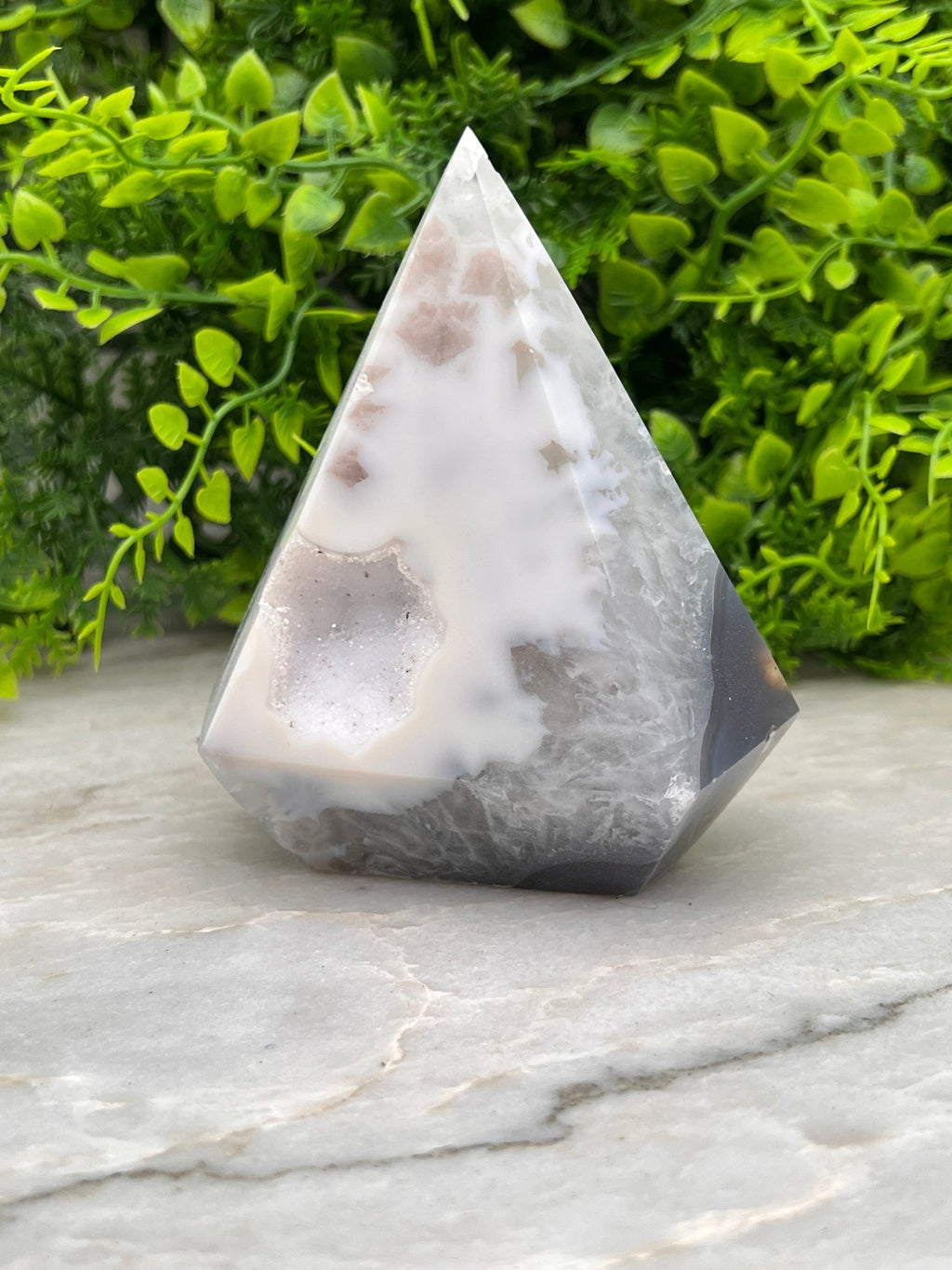 Agaat druzy diamantvorm by KEY LIME STORE