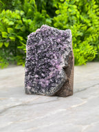 Amethist cluster cut base by KEY LIME STORE