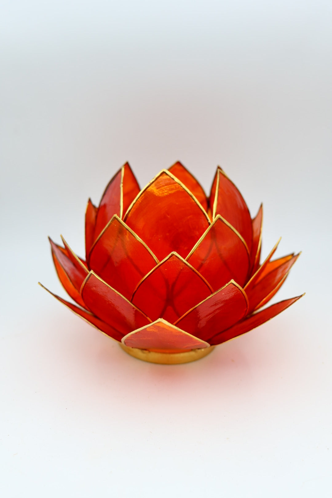 Capizschelpen kaarsenhouder